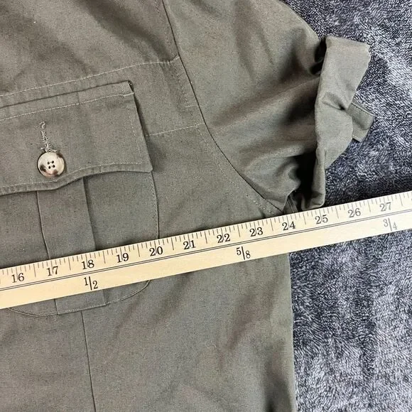 Vtg Willis & Geiger Safari Hemingway Belted Button Up Bush Poplin XL/XXL* - Picture 6 of 12